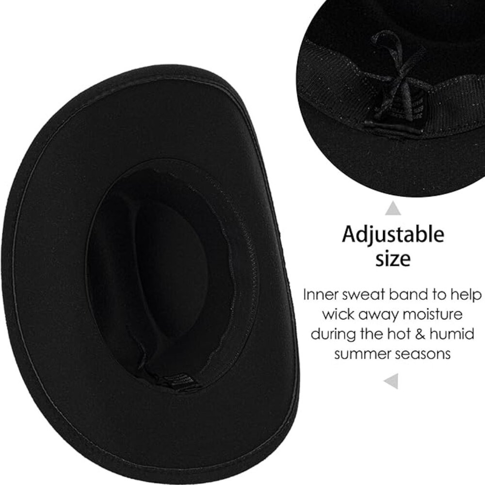 Rhinestone Women’s Cowboy Hat - Picture 3 of 4